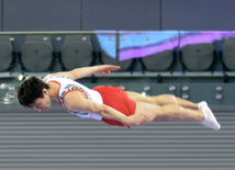 Bakıda batut gimnastikası üzrə FIG Dünya Kubokunun ilk yarış günü start götürüb. Azərbaycan, 5 mart, 2016